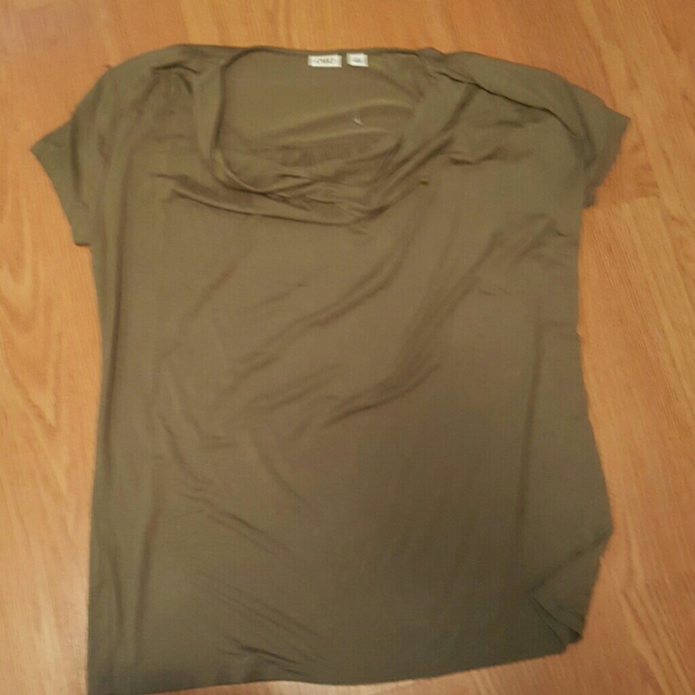 Olive green top